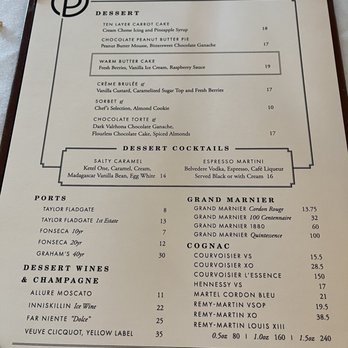 Ocean Prime - If only we'd been hungry enough for dessert! January 2023 - Seafood Near Me - Tampa, Florida Ocean Prime - If only we'd been hungry enough for dessert! January 2023 - Seafood Near Me - Tampa, Florida