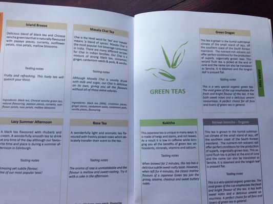 Menu photo 1 Rosevear Tea Edinburgh, EDH