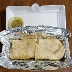 T-Town Gourmet - Steak burrito with verde salsa