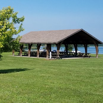 Summit Lake State Park - Harvey Shelter on the south side of the park - Parks Near Me - Mooreland, Indiana