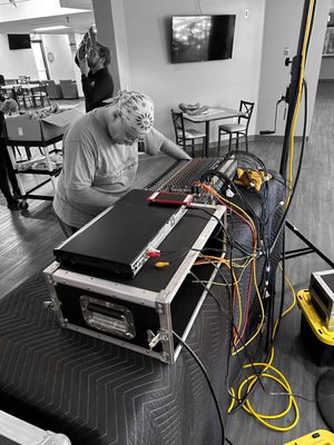 Event Services - As a proud official vendor for the United States Navy, we collaborate with various corporate and government functions, local businesses, and private events to satisfy all musical needs. As experienced musicians and producers, We hire qualified acts, sound engineers, and technicians for any event.
We provide:
55,000 watts in RCF line array system
50,000 watts in three, front of house stacks for each stage side
Over 100,000 watts of lighting Event Services - As a proud official vendor for the United States Navy, we collaborate with various corporate and government functions, local businesses, and private events to satisfy all musical needs. As experienced musicians and producers, We hire qualified acts, sound engineers, and technicians for any event.
We provide:
55,000 watts in RCF line array system
50,000 watts in three, front of house stacks for each stage side
Over 100,000 watts of lighting
