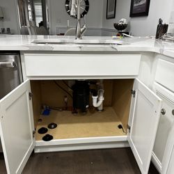 R E Plumbing - new faucet and disposal