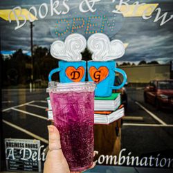 Books and Brew - Lavender haze lotus energy