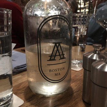 Alcove - Still water served at the table - Cocktail Bars Near Me - Boston, Massachusetts