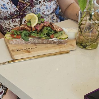 Toastique - Smoked Salmon with Tomato and Egg - Juice Bars & Smoothies Near Me - Bakersfield, California