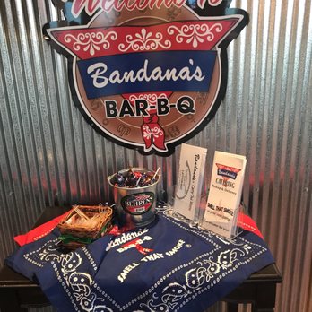 Bandana's Bar-B-Q - ows the welcome sign - Barbeque Near Me - Cedar Rapids, Iowa