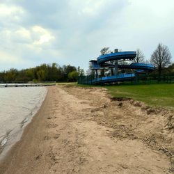 Müritzsee - "Volksbad" , bei Waren