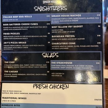 Smash House Tavern - Menu - Sports Bars Near Me - Bloomington, Illinois Smash House Tavern - Menu - Sports Bars Near Me - Bloomington, Illinois