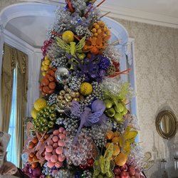 Merrehope - Christmas tree in one of the front rooms