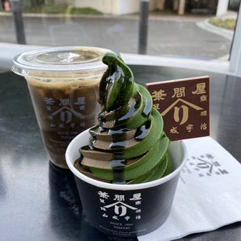 Yamari - Iced Roasted Hojicha Latte - Desserts Near Me - Torrance, California Yamari - Iced Roasted Hojicha Latte - Desserts Near Me - Torrance, California