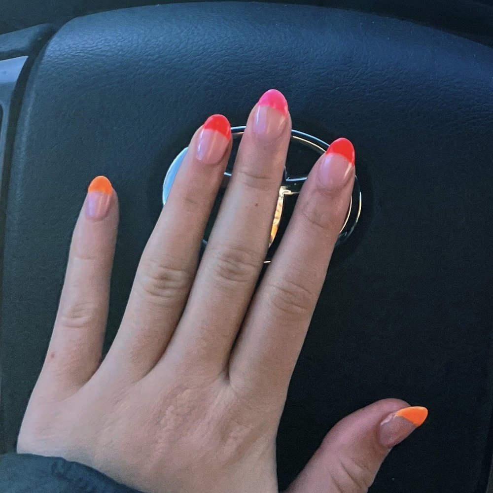 Acrylic gel manicure
