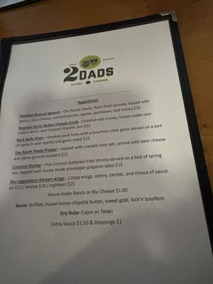 Menu photo 5 2 Dads Eatery and Taproom Bailey, CO