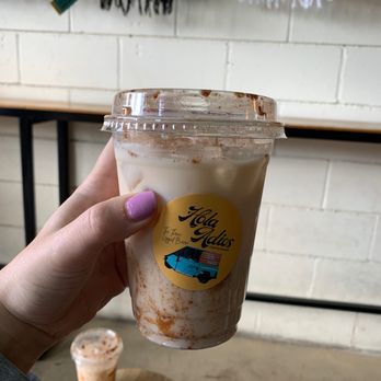 Hola Adios Coffeeshop - iced chai with oat milk - Coffee & Tea Near Me - Costa Mesa, California Hola Adios Coffeeshop - iced chai with oat milk - Coffee & Tea Near Me - Costa Mesa, California