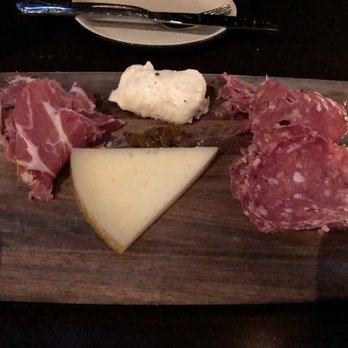 Culinary Dropout - From left clockwise: Salami Toscana ($5), Truffled Crescenza ($4), Capicola ($5), Manchego ($4) - New American Near Me - Scottsdale, Arizona Culinary Dropout - From left clockwise: Salami Toscana ($5), Truffled Crescenza ($4), Capicola ($5), Manchego ($4) - New American Near Me - Scottsdale, Arizona