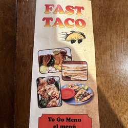 Fast Taco - Menu