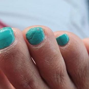 Oscar Nails & Spa - Lol, wtf is this?? He thought this was fine?? - Nail Salons Near Me - Tempe, Arizona