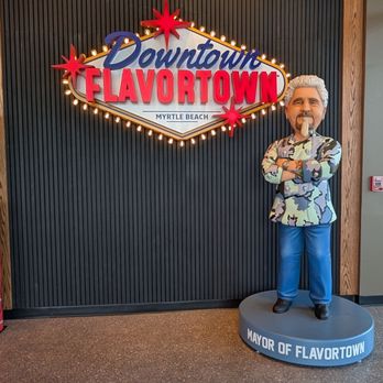 Downtown Flavortown - Photo op at the entrance to the Downtown Flavortown - American Near Me - Myrtle Beach, South Carolina Downtown Flavortown - Photo op at the entrance to the Downtown Flavortown - American Near Me - Myrtle Beach, South Carolina
