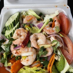 Thai Chinese Food IV - Spicy shrimp salad