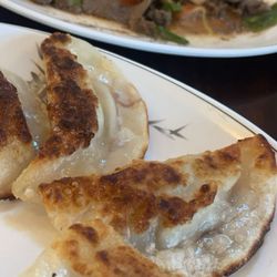 Manna House - Pork dumplings, and beef Bulgogi