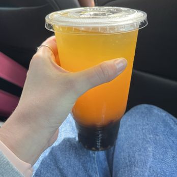 Boba Street Cafe - Jumbo size passion fruit boba. - Bubble Tea Near Me - Boca Raton, Florida Boba Street Cafe - Jumbo size passion fruit boba. - Bubble Tea Near Me - Boca Raton, Florida