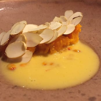 Restaurant Relæ - Hokkaido pumpkin (kabocha). Wasn't a fan to begin with and this preparation was typical. Good but did not win me over. - Scandinavian Near Me - Copenhagen, 84