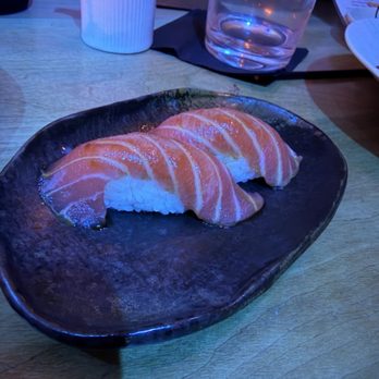 Mrs Fish - Salmon NIgiri generous and fresh - Cocktail Bars Near Me - Los Angeles, California Mrs Fish - Salmon NIgiri generous and fresh - Cocktail Bars Near Me - Los Angeles, California