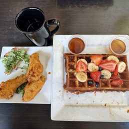 Cajun chicken wings and waffles Cajun chicken wings and waffles