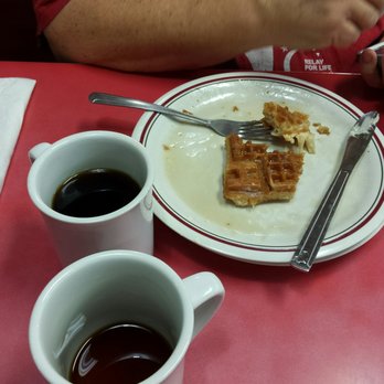 Huddle House - a plate of waffles and two cups of coffee - Diners Near Me - Pennington Gap, Virginia