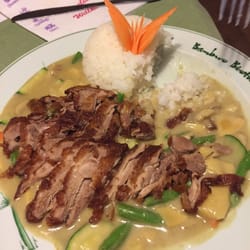 Bambus Bistro - Ente mit grünem Thai Curry