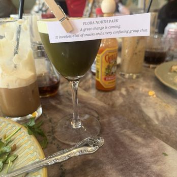 Flora - Matcha espresso martini - Breakfast & Brunch Near Me - San Diego, California