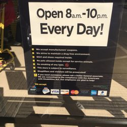 Dollar General - Open everyday!