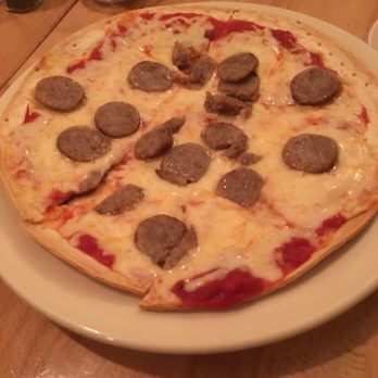 Via Roma - Sausage pizza $11 - Italian Near Me - Des Plaines, Illinois
