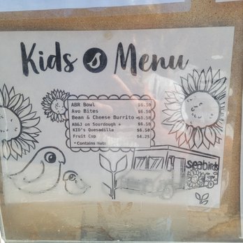 Seabirds Kitchen - Kids menu - Vegan Near Me - Costa Mesa, California Seabirds Kitchen - Kids menu - Vegan Near Me - Costa Mesa, California