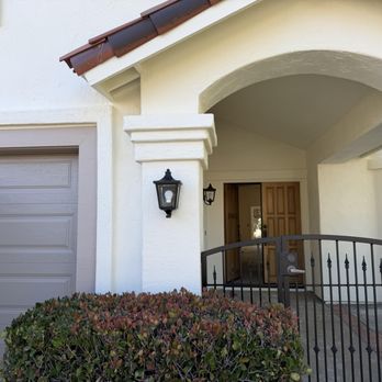 Pro JC Painting - Freshly painted exterior of our home, including the gate and newly installed lighting. - Painters Near Me - Vista, California Pro JC Painting - Freshly painted exterior of our home, including the gate and newly installed lighting. - Painters Near Me - Vista, California