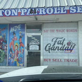 Fatgandalf - Moments after being kicked out of store front with posted business hours and open LED sign in the bottom right. - Toy Stores Near Me - Arlington, Texas Fatgandalf - Moments after being kicked out of store front with posted business hours and open LED sign in the bottom right. - Toy Stores Near Me - Arlington, Texas