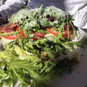 Caffe Central - This is the avocado and bacon signature toast. Excellent! - Coffee & Tea Near Me - Burlingame, California