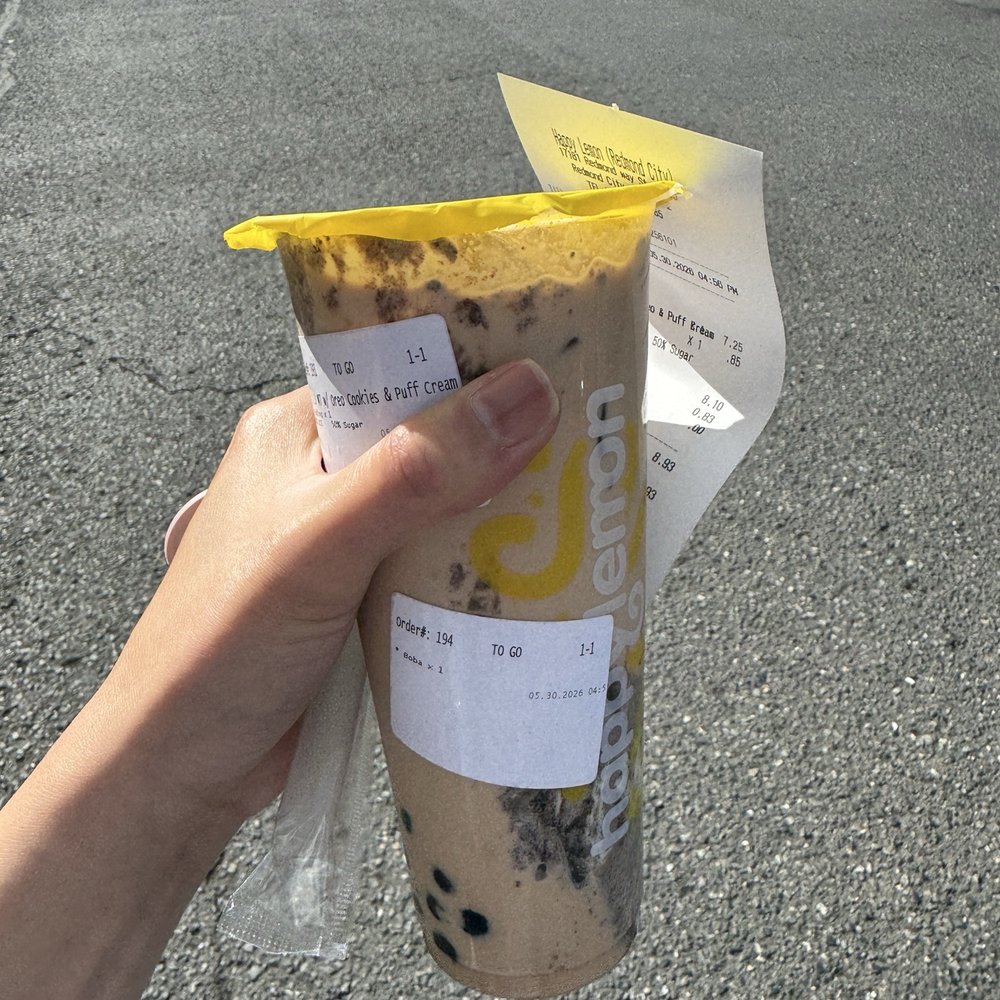 Happy Lemon - my drink - Bubble Tea Near Me - Redmond, Washington