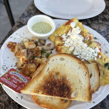 Sage Social Eatery - Feta Omelet - Latin American Near Me - Covina, California Sage Social Eatery - Feta Omelet - Latin American Near Me - Covina, California