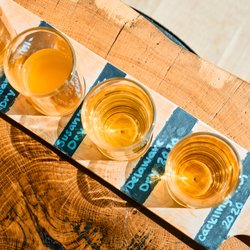 Seminary Hill - The cider flight.