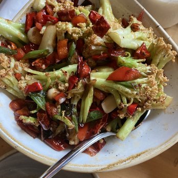 Sumiao Hunan Kitchen - Spicy Cauliflower - Chinese Near Me - Cambridge, Massachusetts