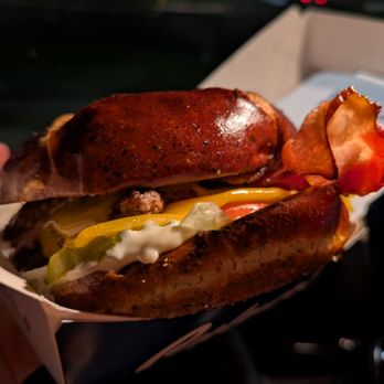 Culver's - Roasted Garlic and bacon pub burger - Burgers Near Me - West Des Moines, Iowa Culver's - Roasted Garlic and bacon pub burger - Burgers Near Me - West Des Moines, Iowa