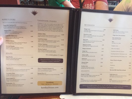 Menu photo 1 Bombay Garden West Jordan, UT