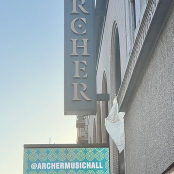Archer Music Hall - Sign out front - Music Venues Near Me - Allentown, Pennsylvania