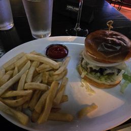 Wagyu burger. Looks amazing and is very tasty. Just be prepared for medium to well cook temperature. Wagyu burger. Looks amazing and is very tasty. Just be prepared for medium to well cook temperature.
