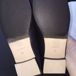Hollywood Shoe Repair - Vibram soles added to my Chanel flats.