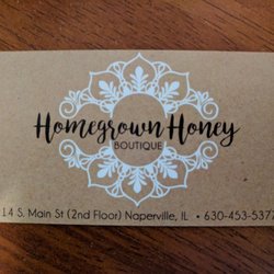Homegrown Honey Boutique - Business card
