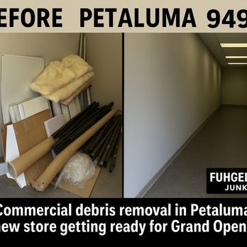 Fuhgeddaboutit Junk Removal - Fuhgeddaboutit Junk Removal Light Commercial Debris Removal Petaluma 94952 - Junk Removal & Hauling Near Me - Petaluma, California