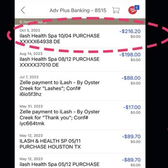 iLash & Health Spa - I paid $210 for 3 sessions. Not honoring 3rd session & now says that $210 will now cover 2 full sets & not 3 discounted sets. THIEF. - Eyelash Service Near Me - Sugarland , Texas iLash & Health Spa - I paid $210 for 3 sessions. Not honoring 3rd session & now says that $210 will now cover 2 full sets & not 3 discounted sets. THIEF. - Eyelash Service Near Me - Sugarland , Texas
