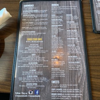Mac & Walt's - Menu - Bars Near Me - Norton, Massachusetts