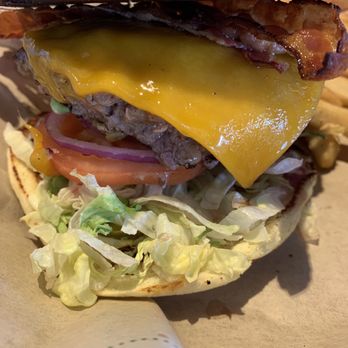 Chili's - Just bacon burger and mushroom Swiss burger, - Bars Near Me - Stafford, Virginia Chili's - Just bacon burger and mushroom Swiss burger, - Bars Near Me - Stafford, Virginia